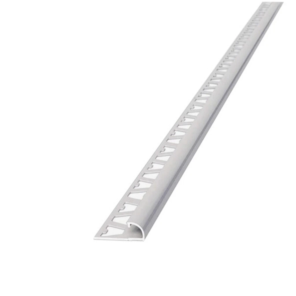 Guardacanto Bullnose Aluminio 5394 Cromo Brillante