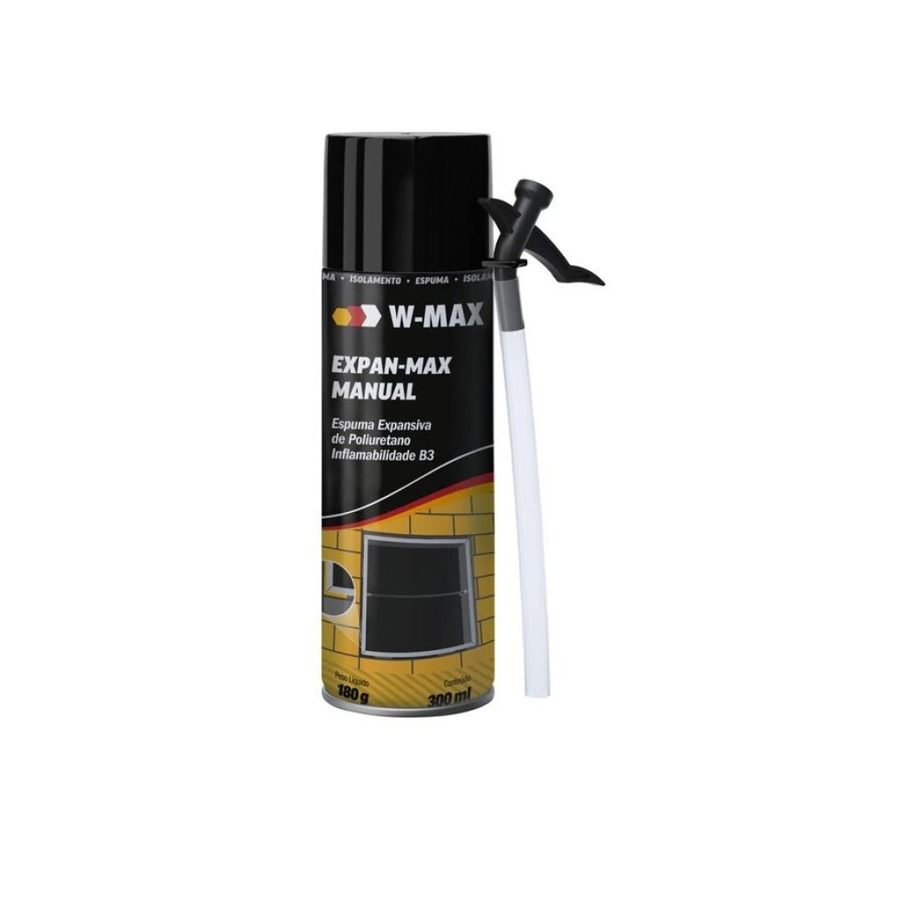 Espuma Expansiva de Poliuretano Expan-Max Manual 750ml