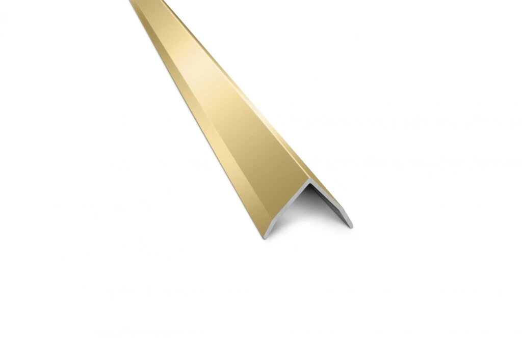 Tapacanto De Aluminio Oro Brillante 16x16 Mm. Atrim 1910
