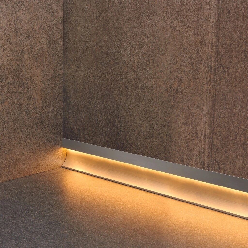 Zocalo de Aluminio para LED Linea Lumiere