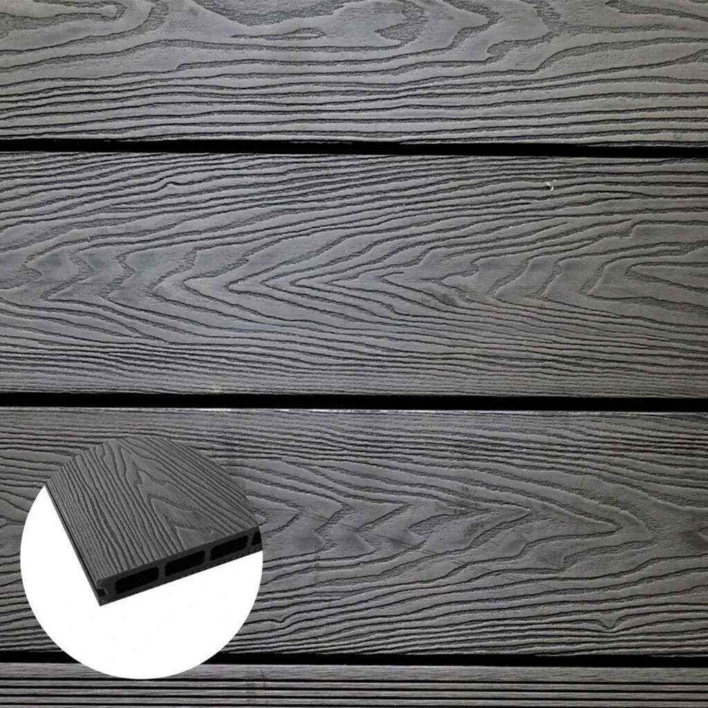 Deck Para Exterior en WPC Smoke