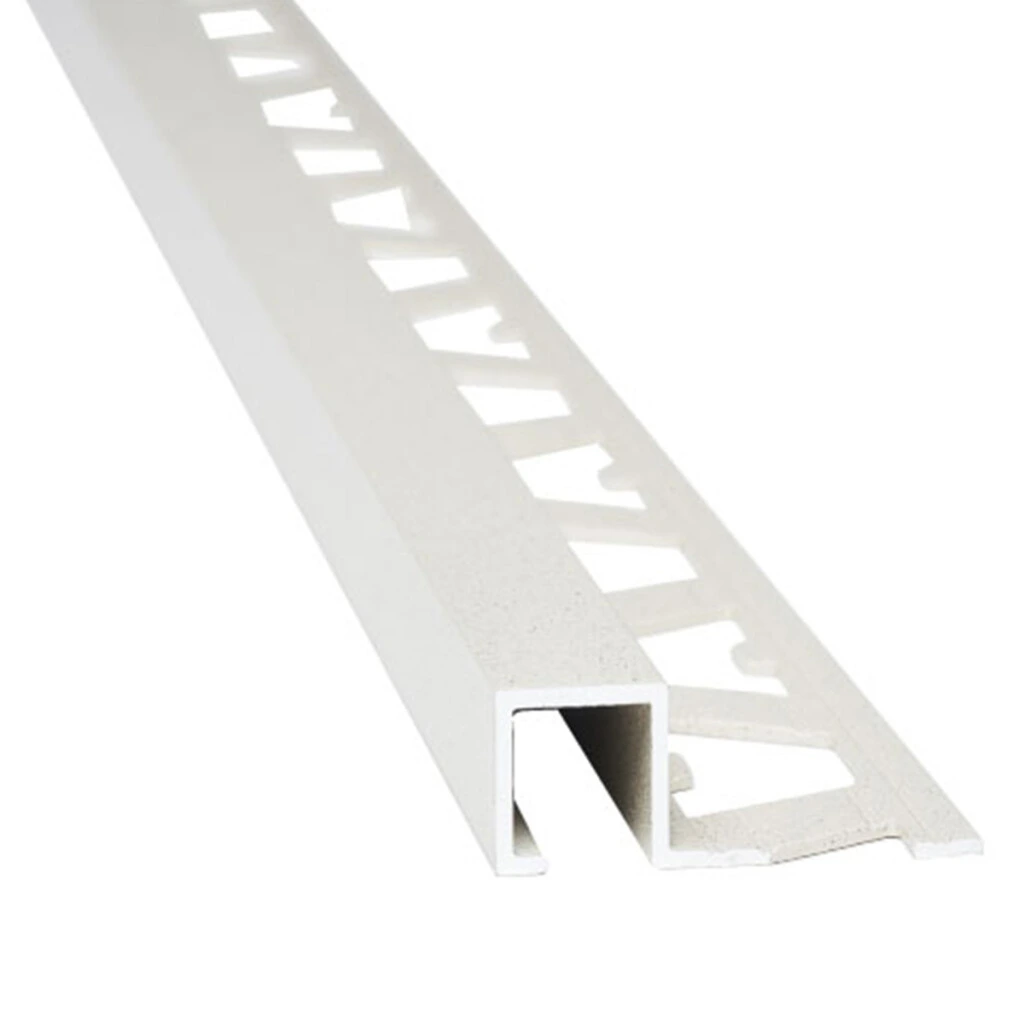 Guardacanto Quadra Aluminio Pintado Marfil 3468TXM