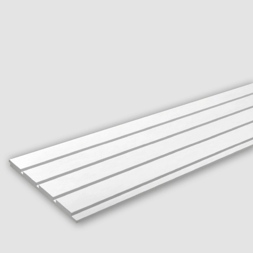 Revestimiento Linea Concept 9-33 en MDF prepintado Blanco