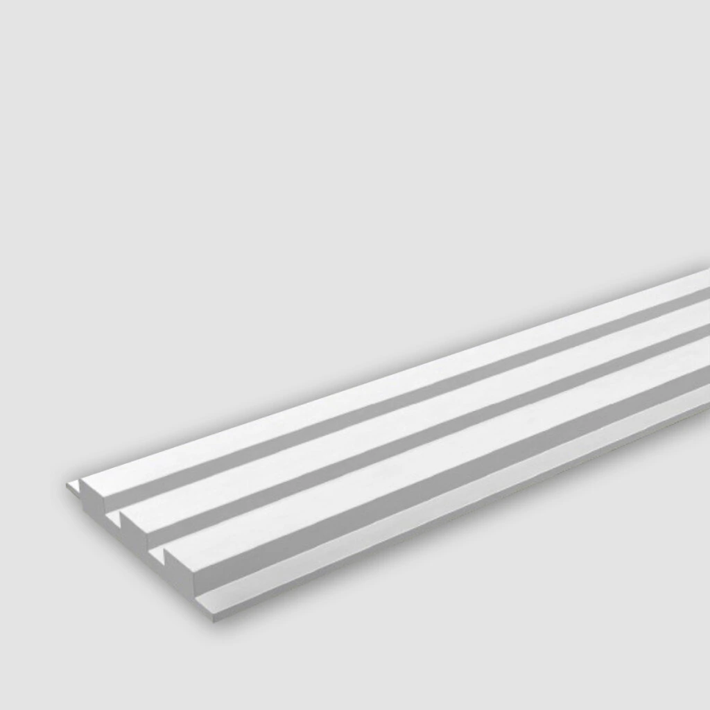 Revestimiento Linea Concept 18-23 en MDF prepintado Blanco