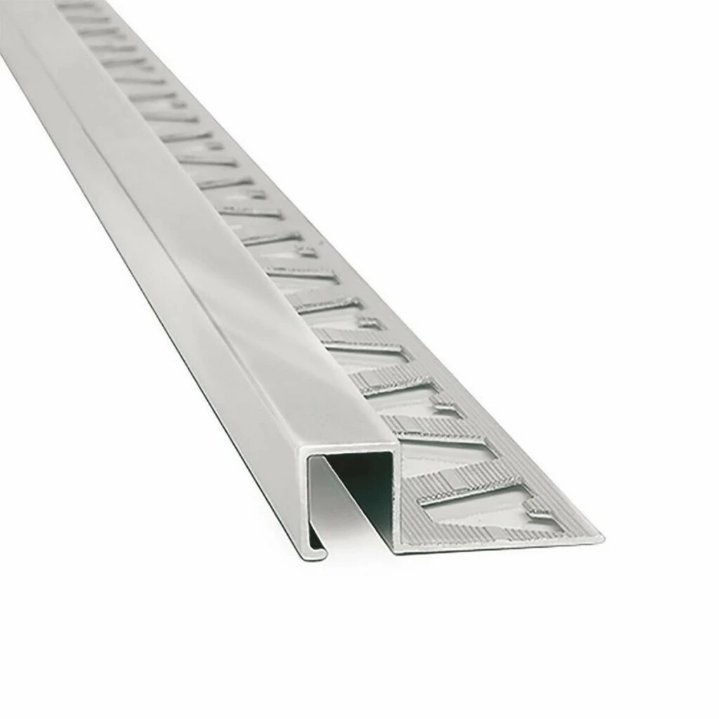 Guardacanto Quadra Aluminio Cromo Brillo 3461