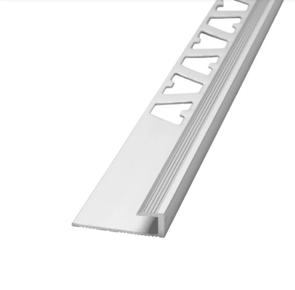 Transicion Point para pisos Vinilicos Cromo Mate 2262