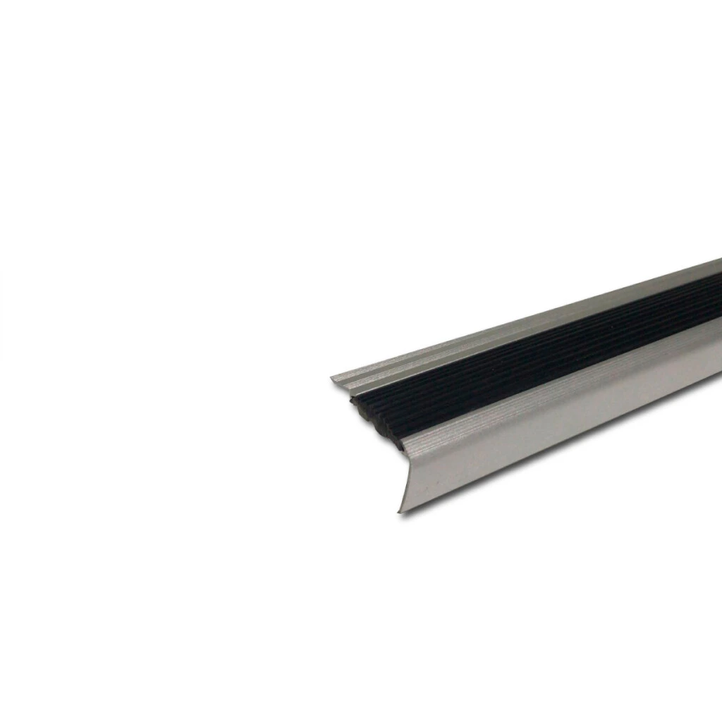 Perfil En L Para Escalon En Aluminio Antideslizante 48mm 2.5mts