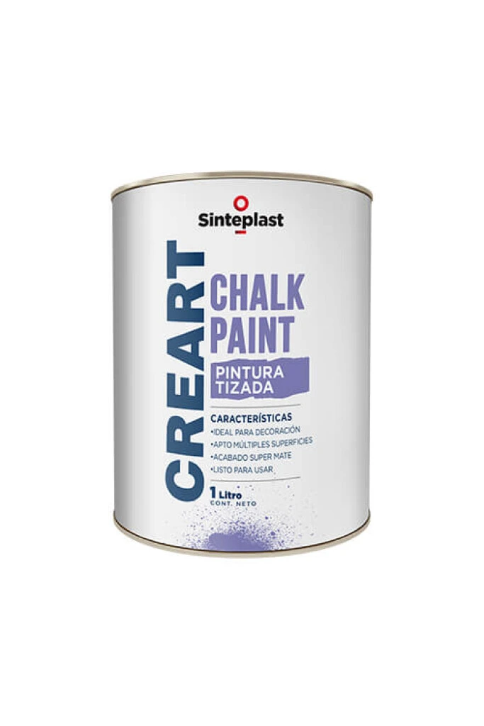 Pintura Tizada Creart 1Lt. - Celeste envejecido