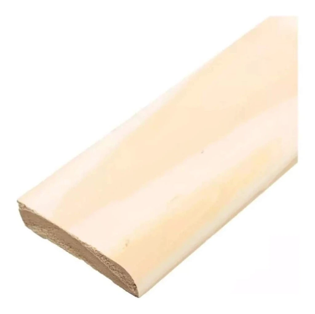Zocalo De Pino Clear 9mm X 45mm X 3,05 Mts Tipo Finger