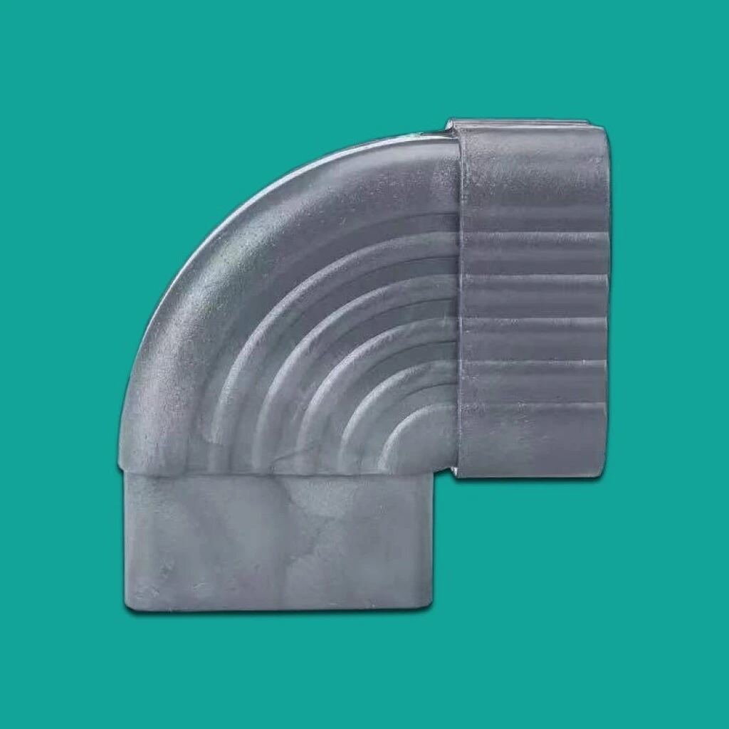 Codo Angulo de Bajada 90° - Gris Oscuro