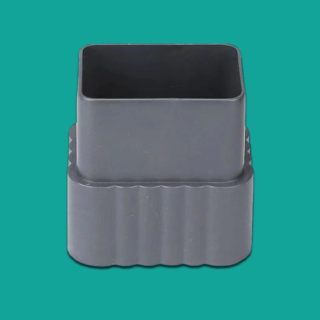 Unión de bajada para Canaletas - Gris Oscuro