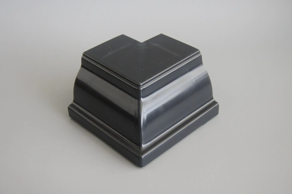 Esquinero exterior 90° para Canaletas - Gris Oscuro