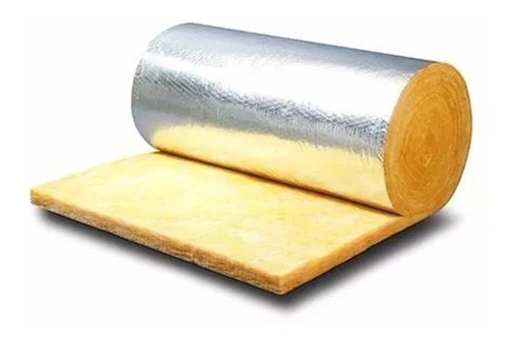 Rollo De Lana De Vidrio Aluminizada