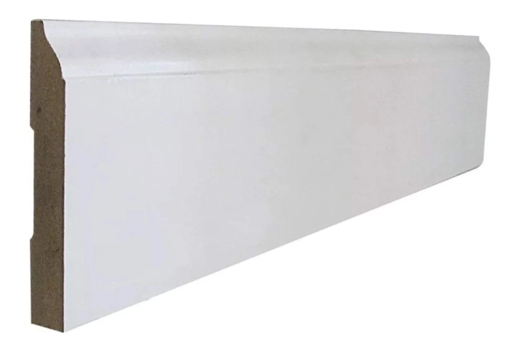 Zocalo De Mdf 12mm X 82mm X 3,66 Mts