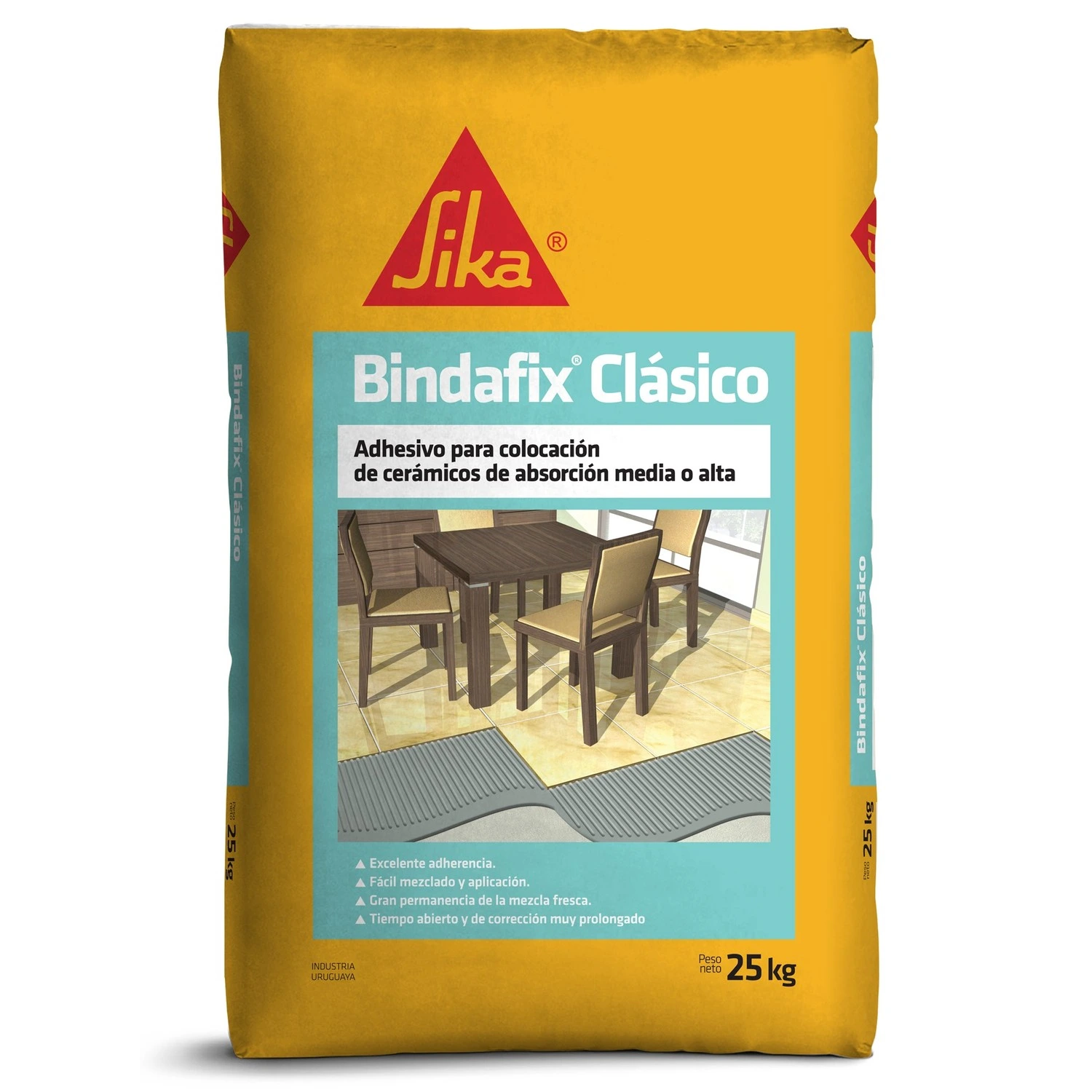 Adhesivo Para Cerámicas Sika Bindafix Clásico – 25Kg