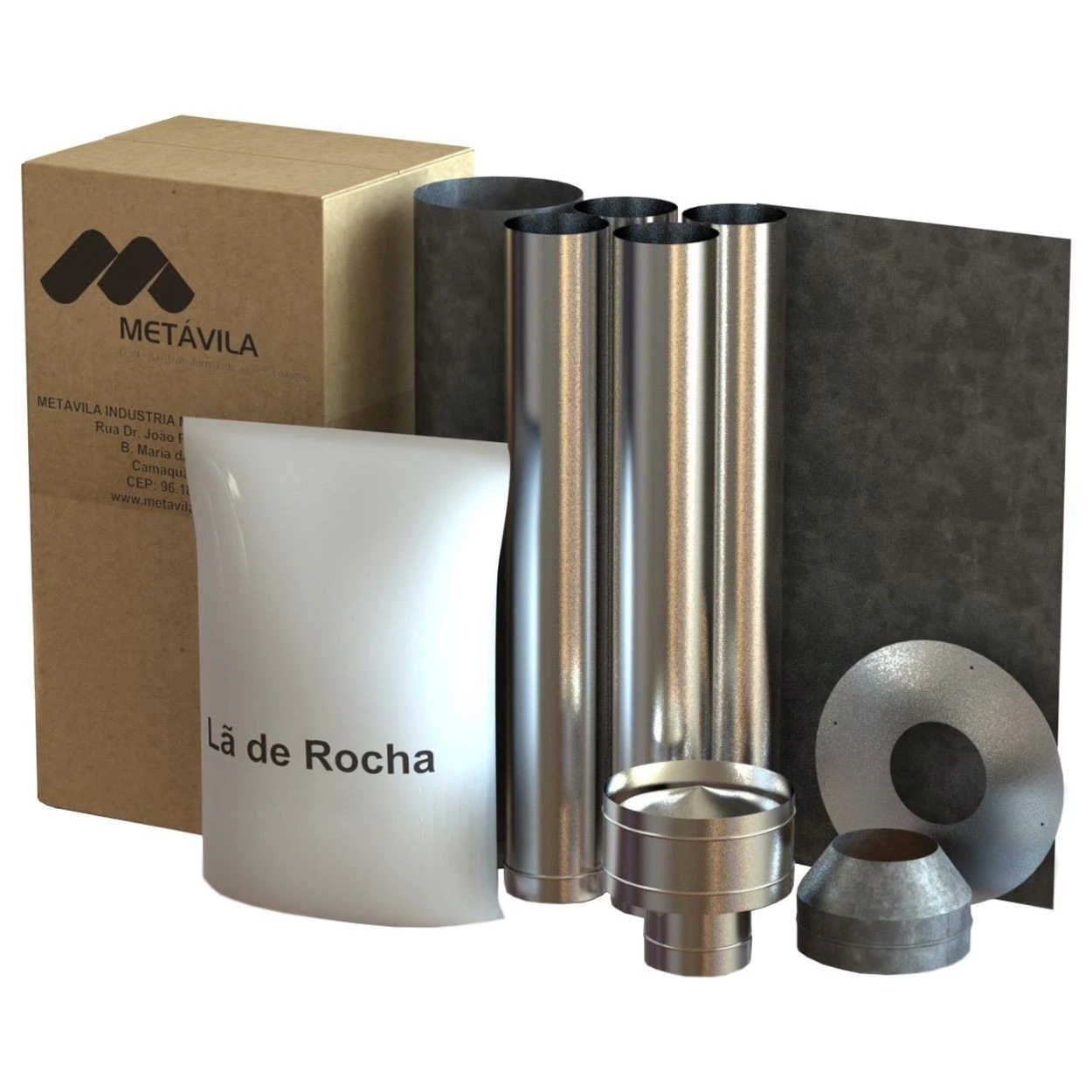 Kit De Caños Para Calefactor Liv – 150mm