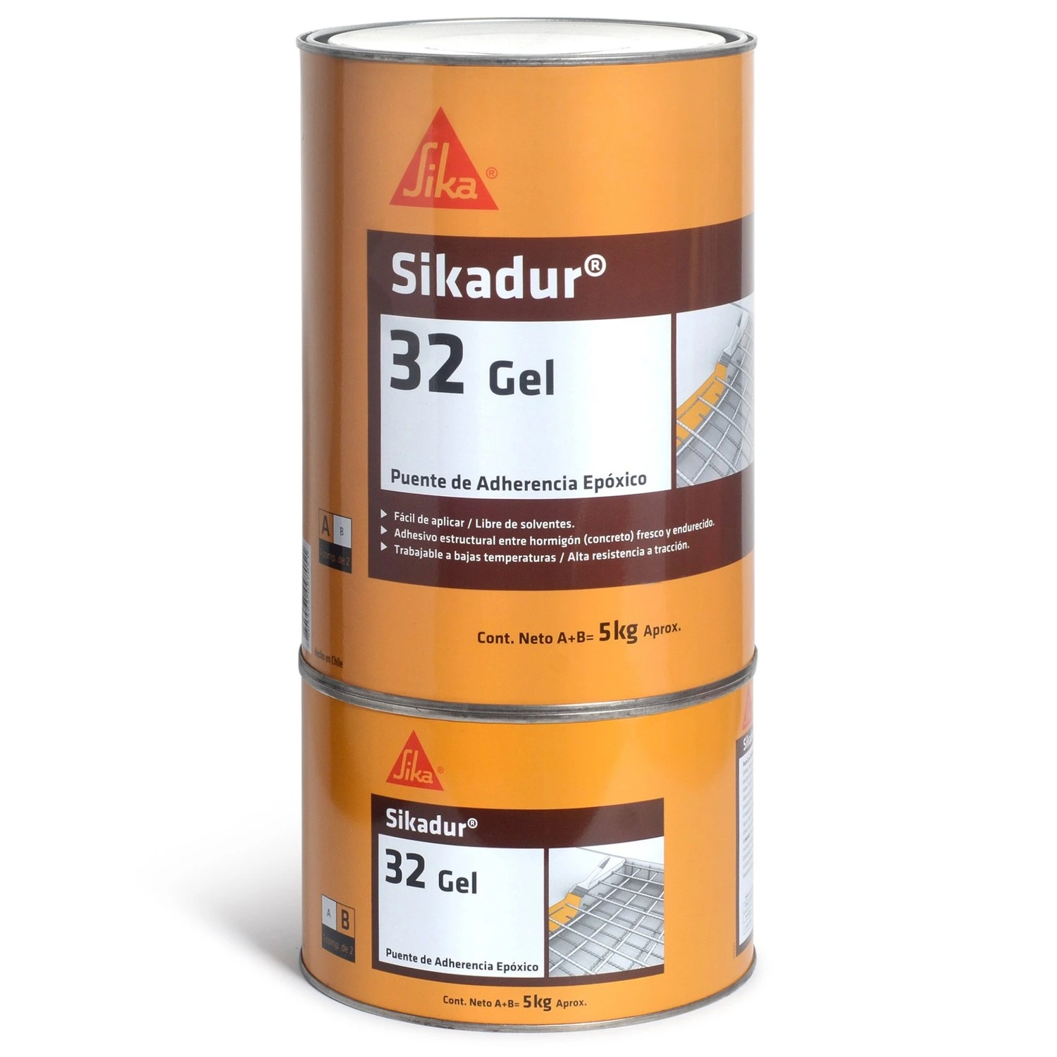 Adhesivo Epoxi Sika, Sikadur-32 Gel – 1Kg