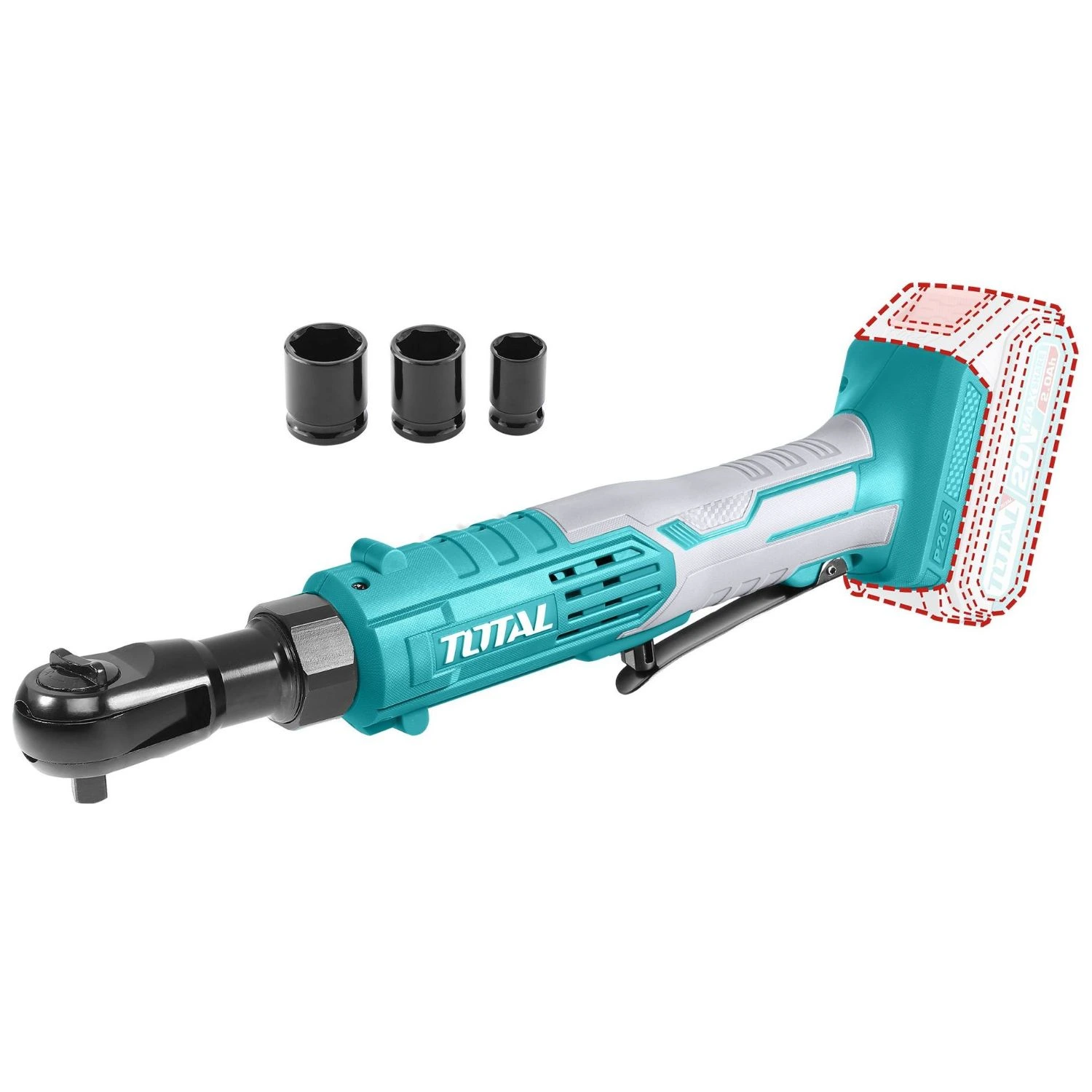 Llave Crique Total 3/8″ – 65Nm – 20v