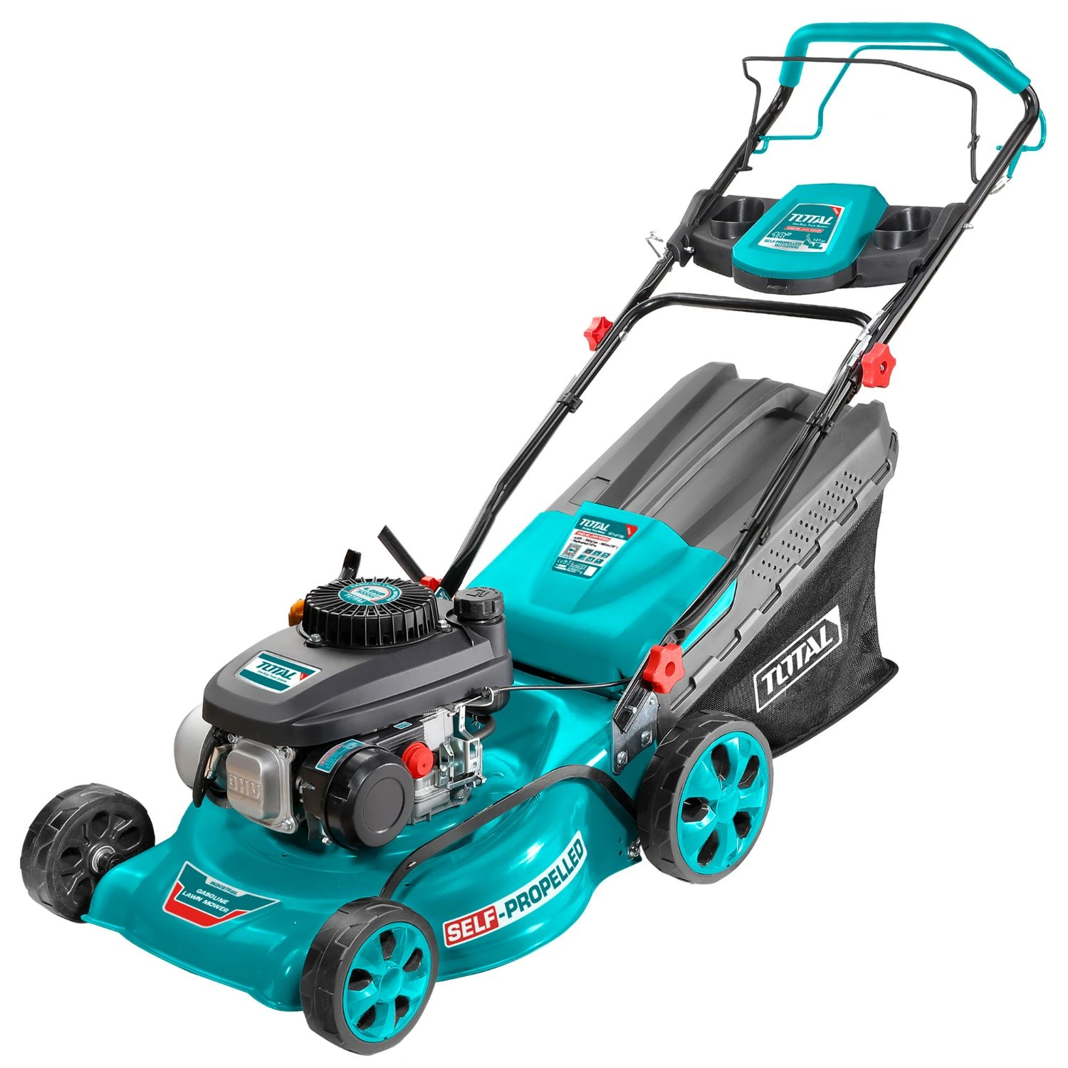 Cortacésped A Nafta Total 141cc, Autopropulsada, Con Recolector