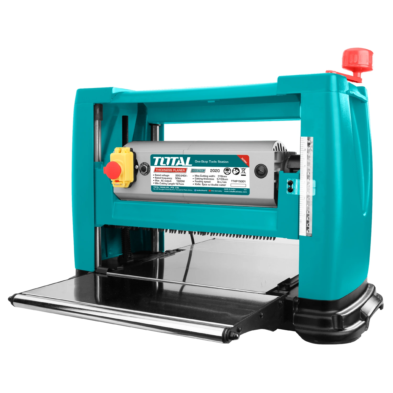 Garlopa De Banco Total – 1500w – 318mm