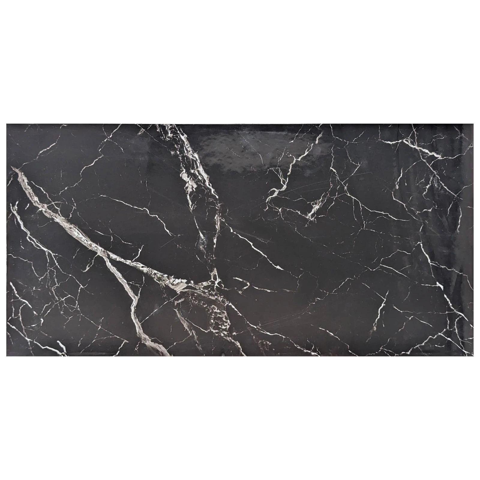 Placa PVC Autoadhesiva Para Revestimiento 30x60cm – Calacata Negro