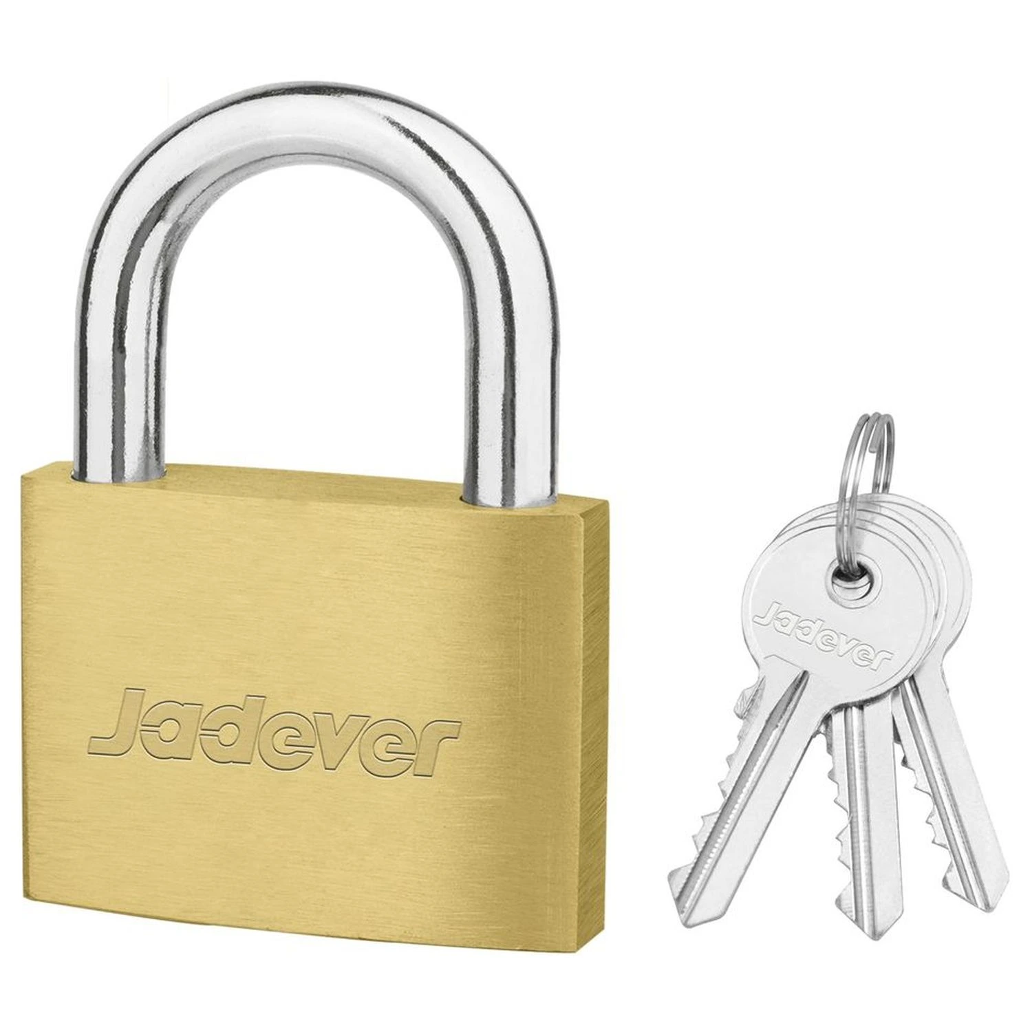 Candado Plano Jadever – 20mm, Bronce