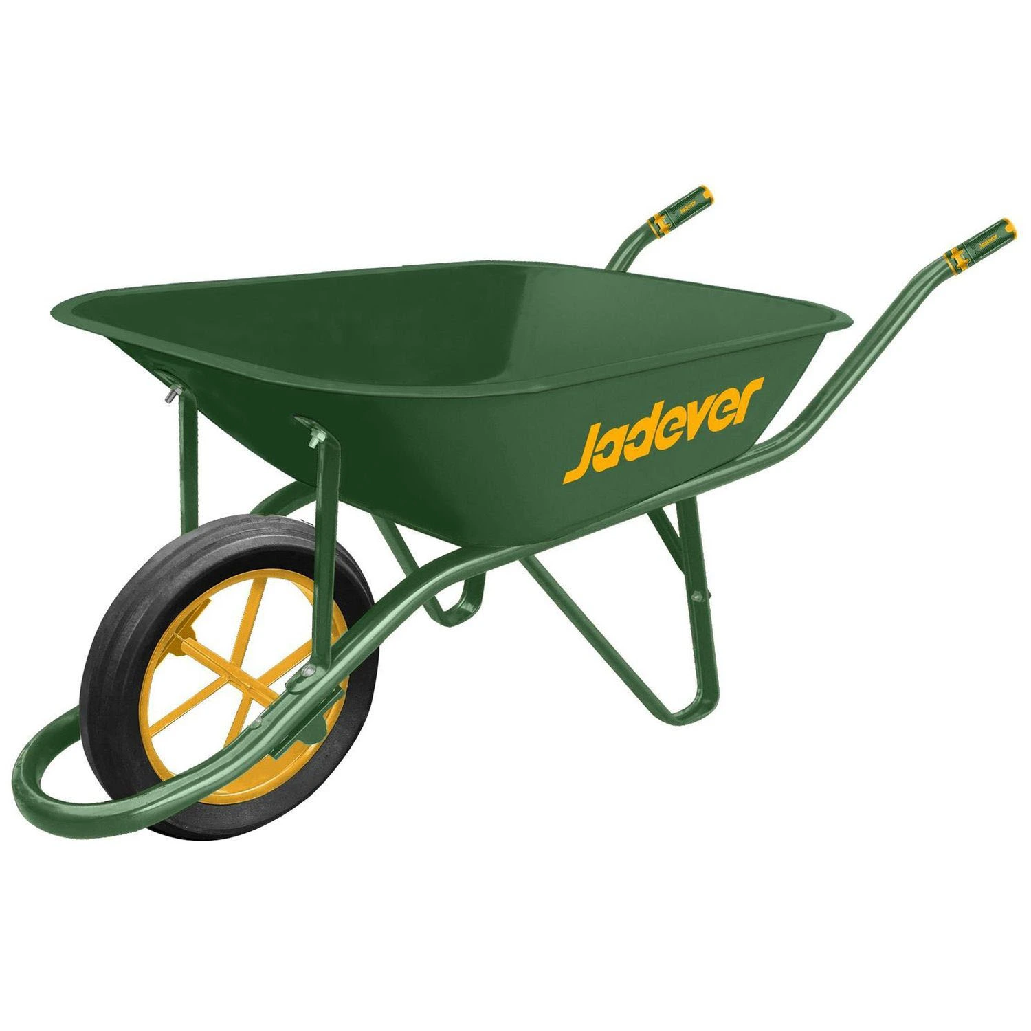 Carretilla Jadever 65L, Rueda Maciza – 130Kg