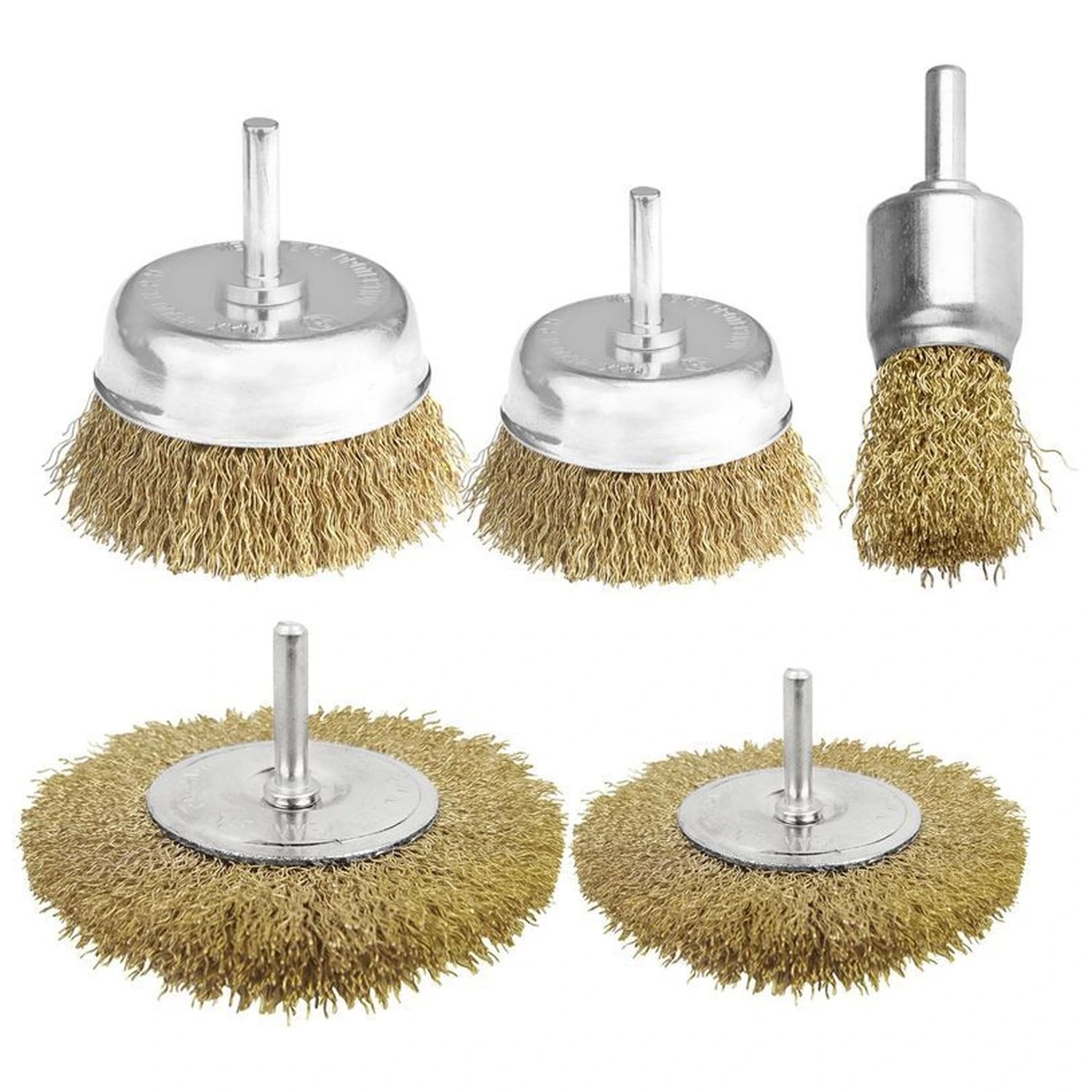 Set De 5 Cepillos P/Taladro Jadever