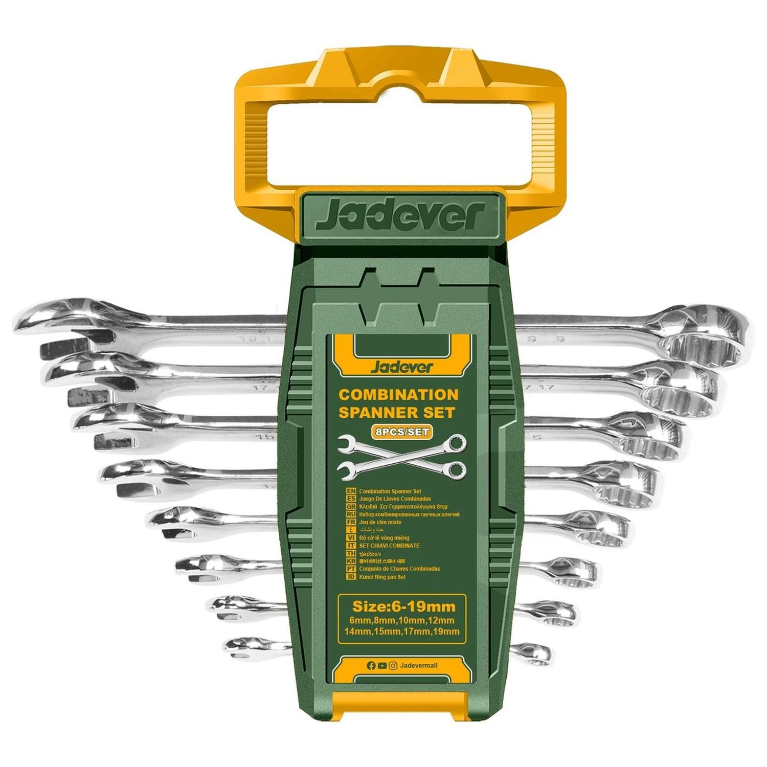 Set De 8 Llaves Combinadas Jadever