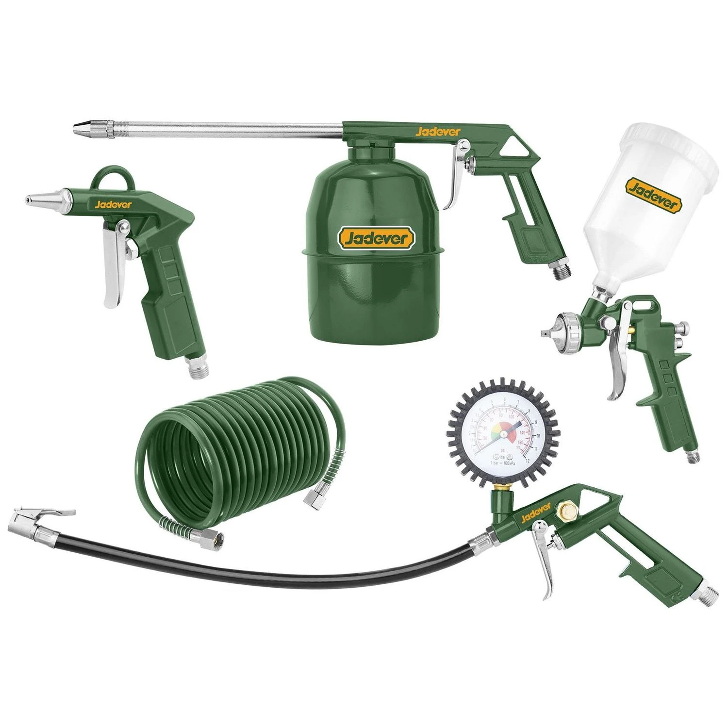Set Accesorios Para Compresor Jadever – 5 Piezas