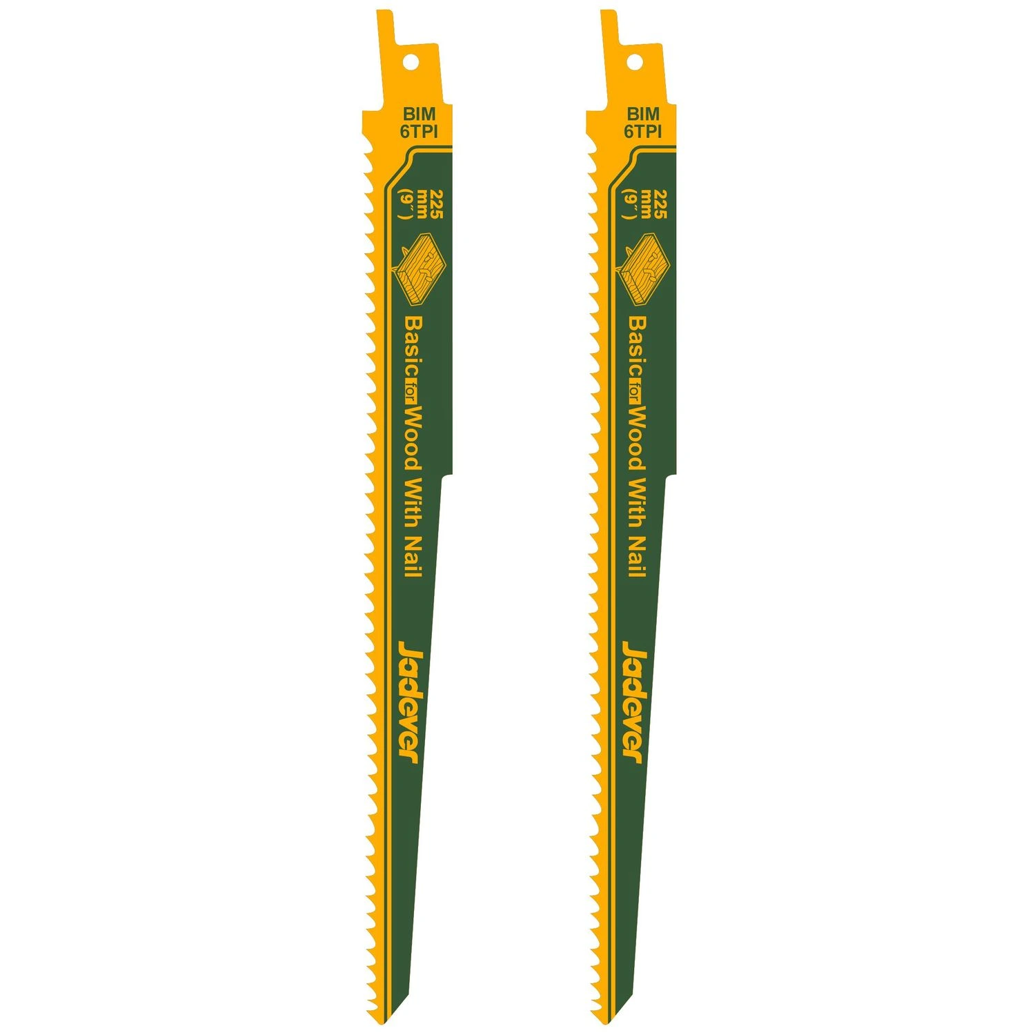 Hoja Para Sierra Sable Jadever, Set x 2 – Madera