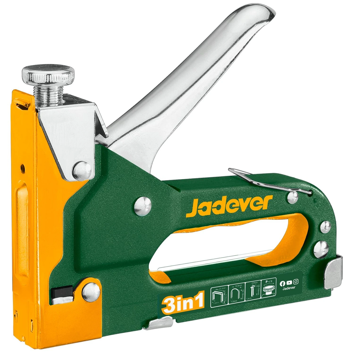 Engrampadora Y Clavadora Jadever – 3 En 1