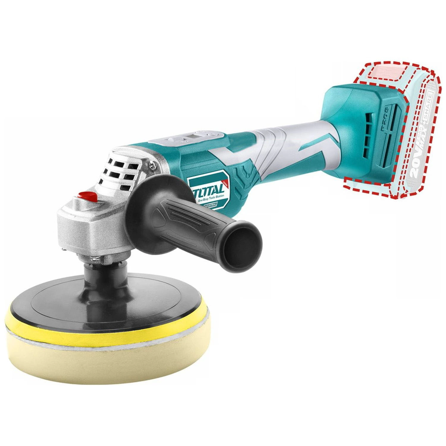 Pulidora Angular Total 6″ 20v