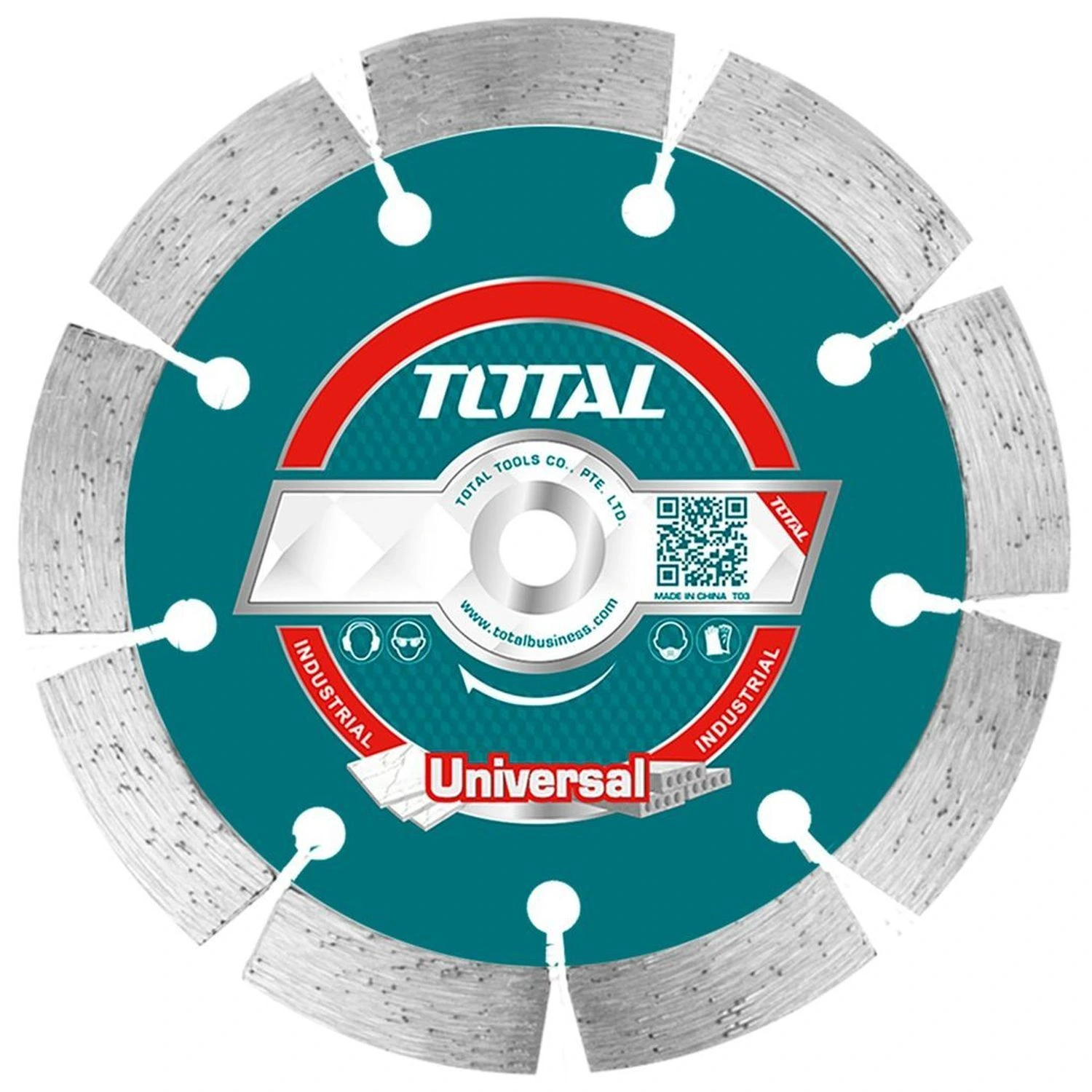 Disco Diamantado P/Amoladora 7″ Total – Segmentado