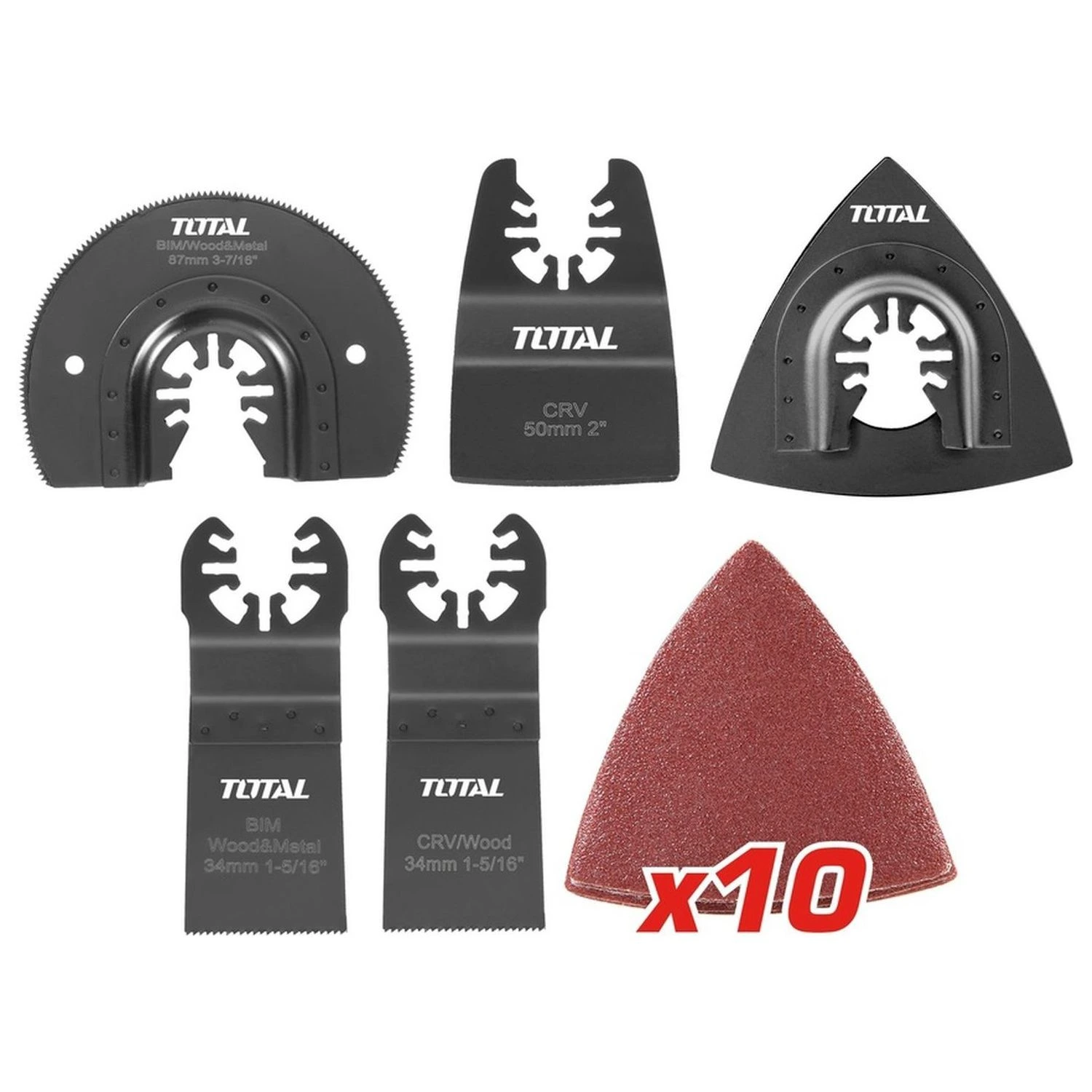 Set De Accesorios Para Sierra Multifunción Total – 15 Piezas