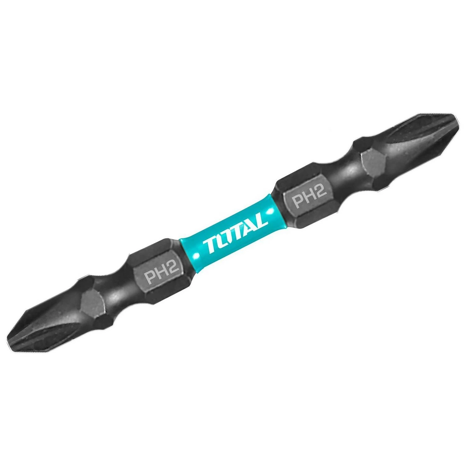 Set De 10 Puntas Total Para Atornillador – Doble PH2 x 65mm