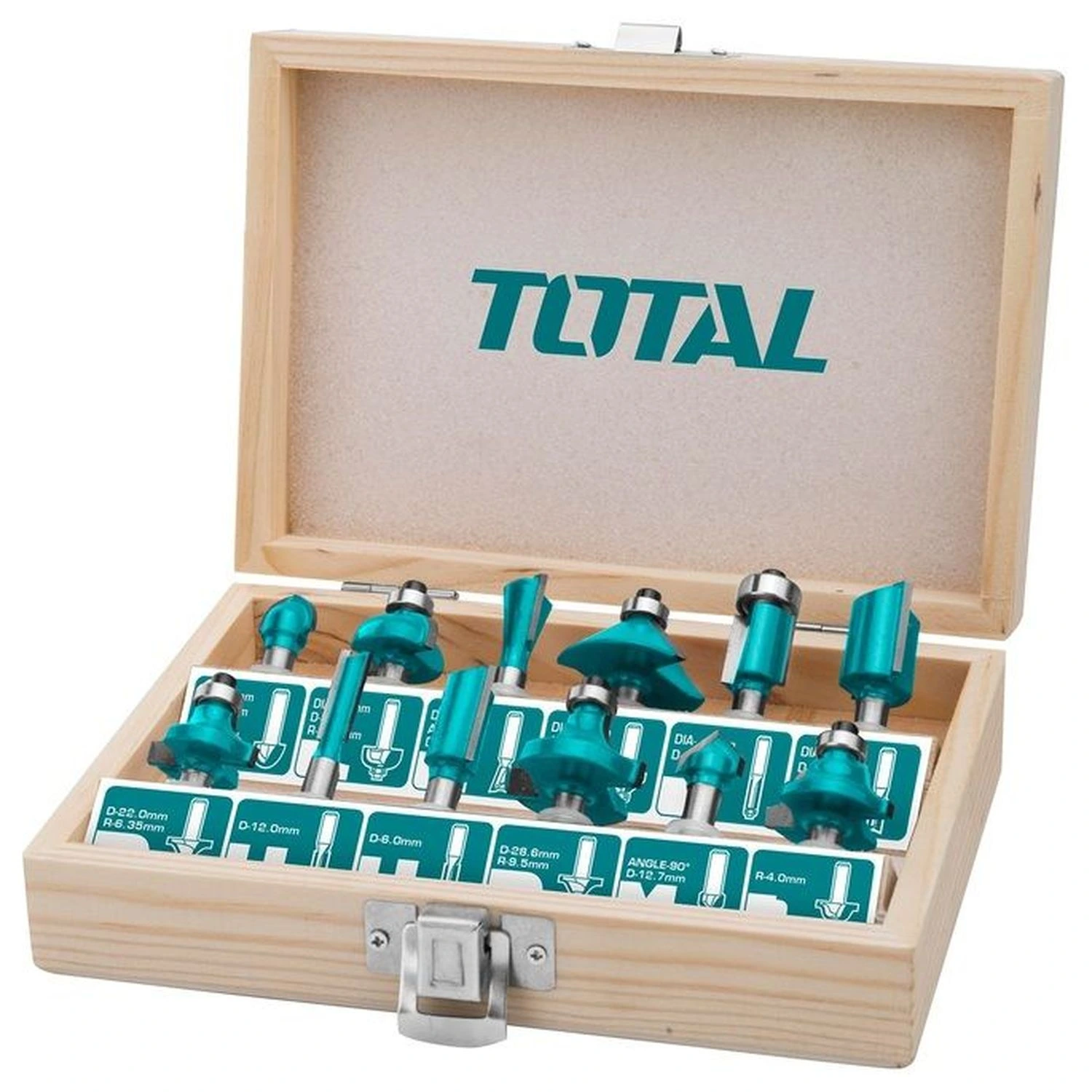 Set De Fresas Para Router 6mm Total – 12 Unidades