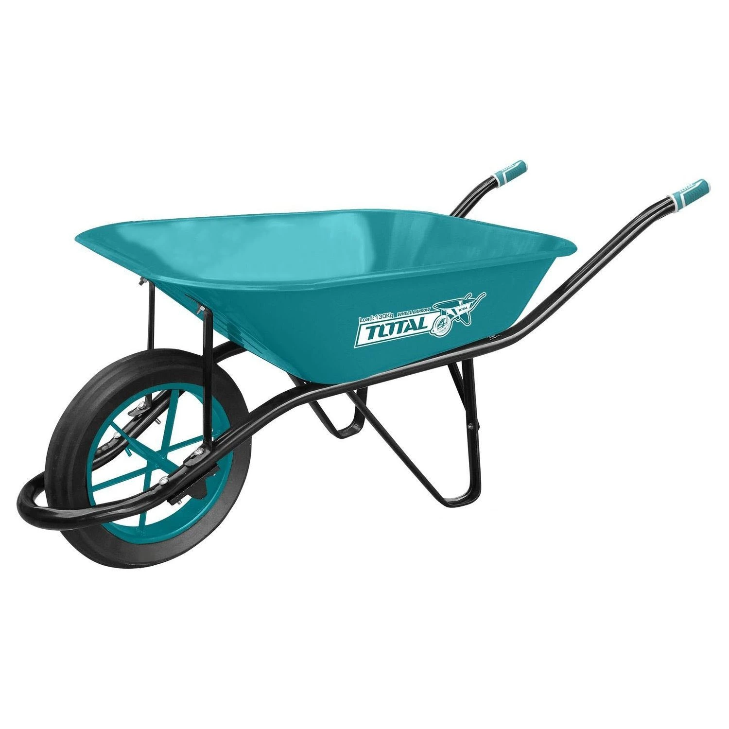 Carretilla Total 65L, Rueda Maciza – 130Kg