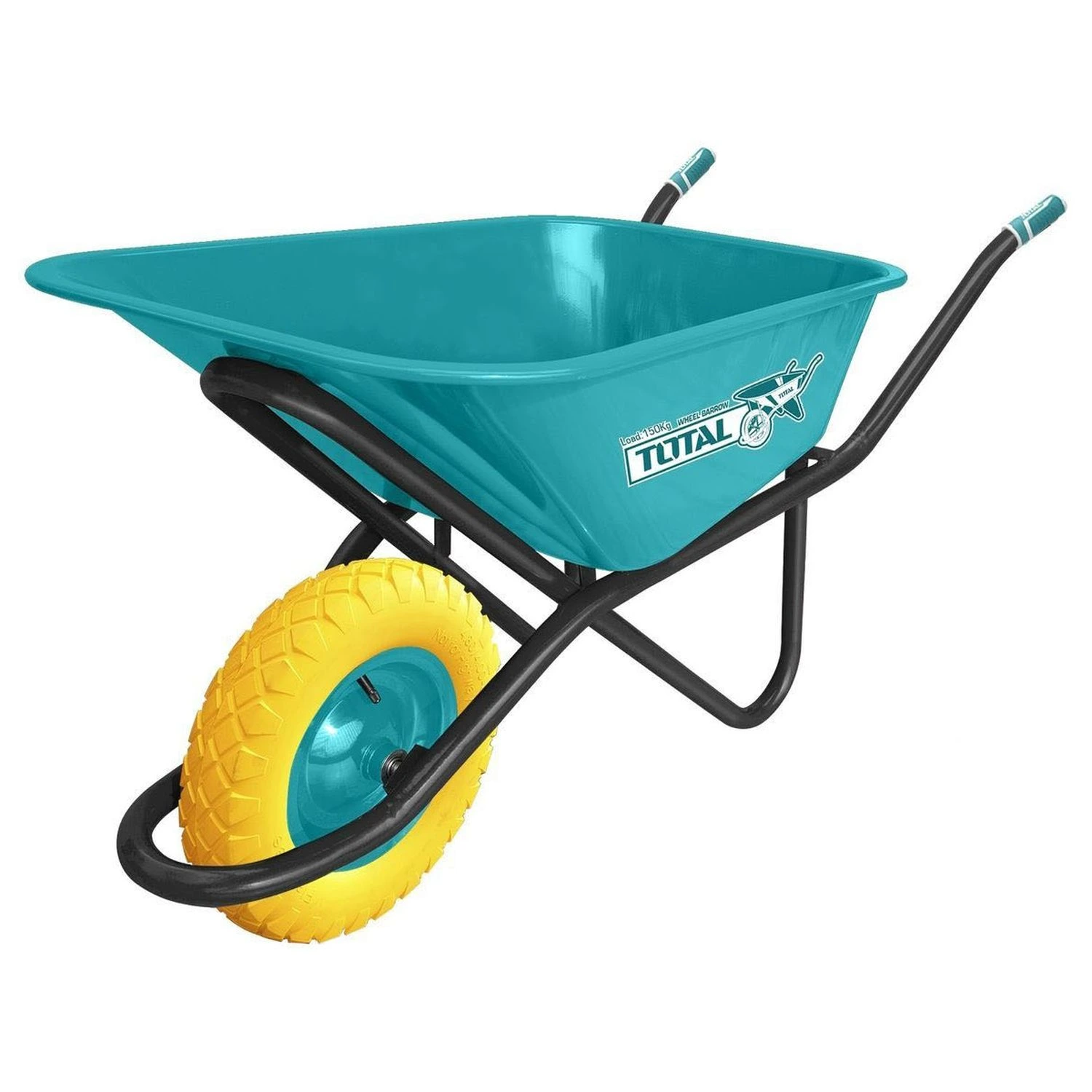 Carretilla Total 90L, Rueda De Poliuretano – 150Kg