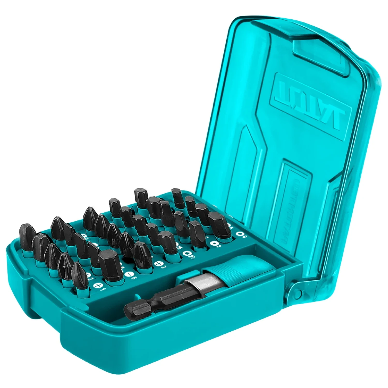 Set Porta Punta Magnético 1/4″ + 29 Puntas De Impacto Total