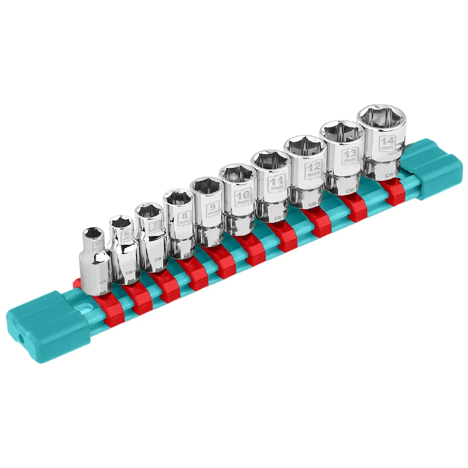 Juego De Dados Total 1/4″ – 10 Piezas