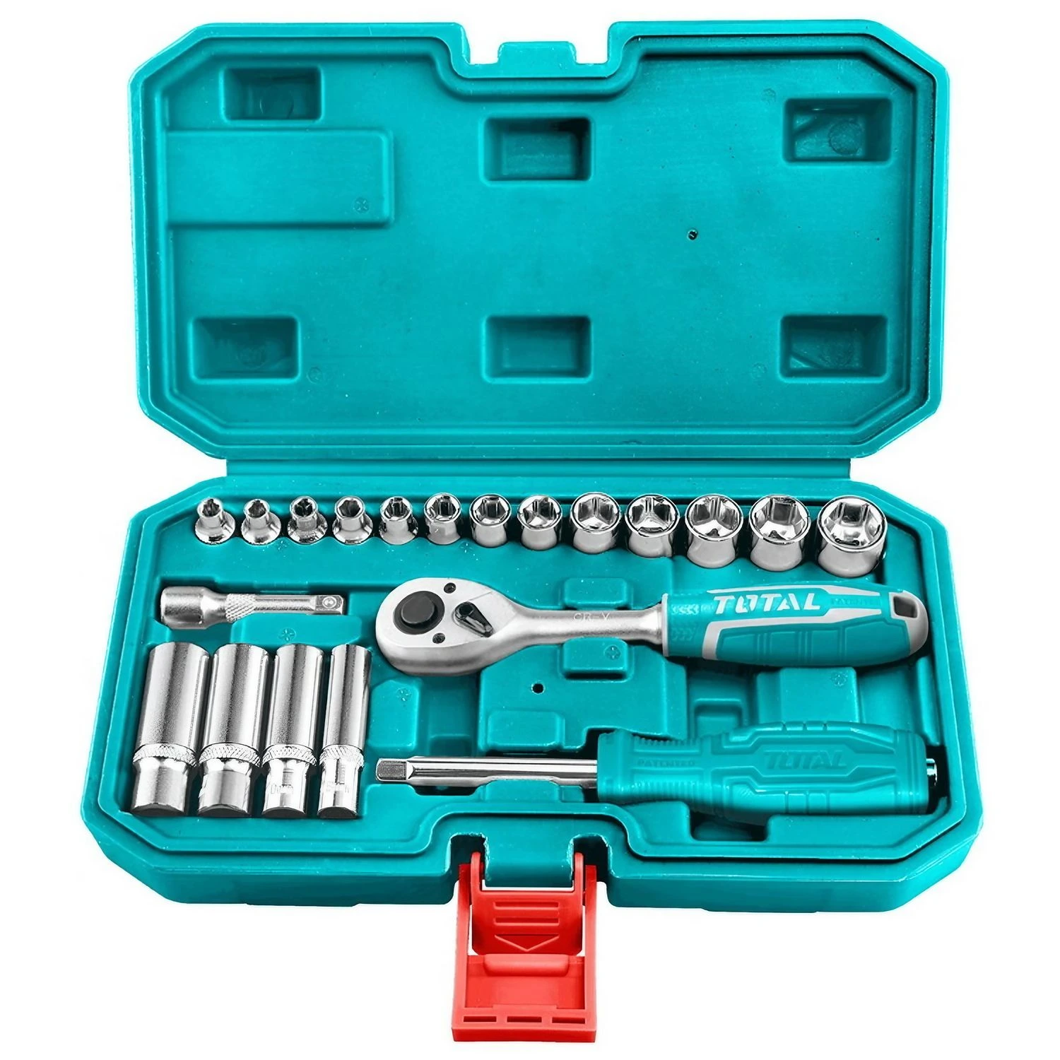 Juego De Dados Total 1/4″ – 20 Piezas