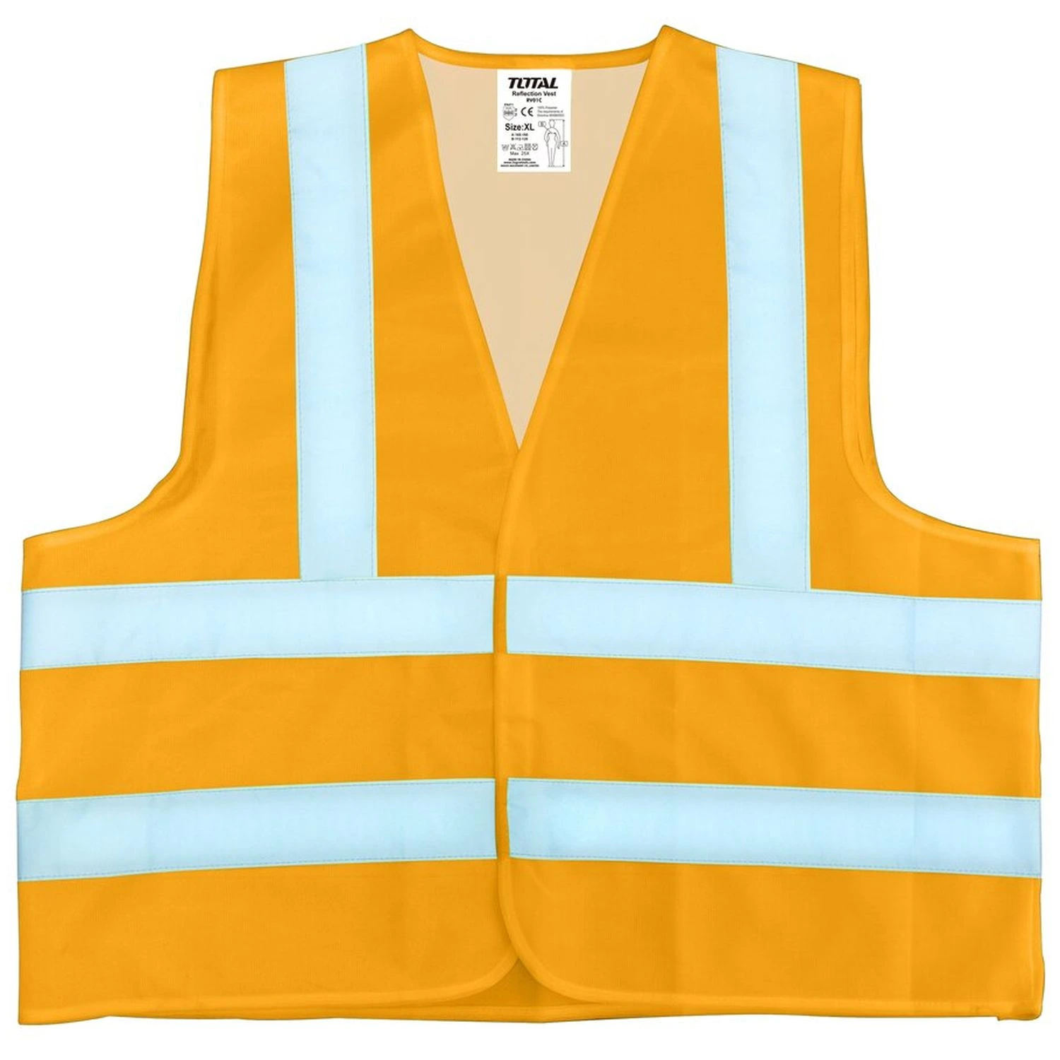 Chaleco Reflectivo Total – Color Naranja