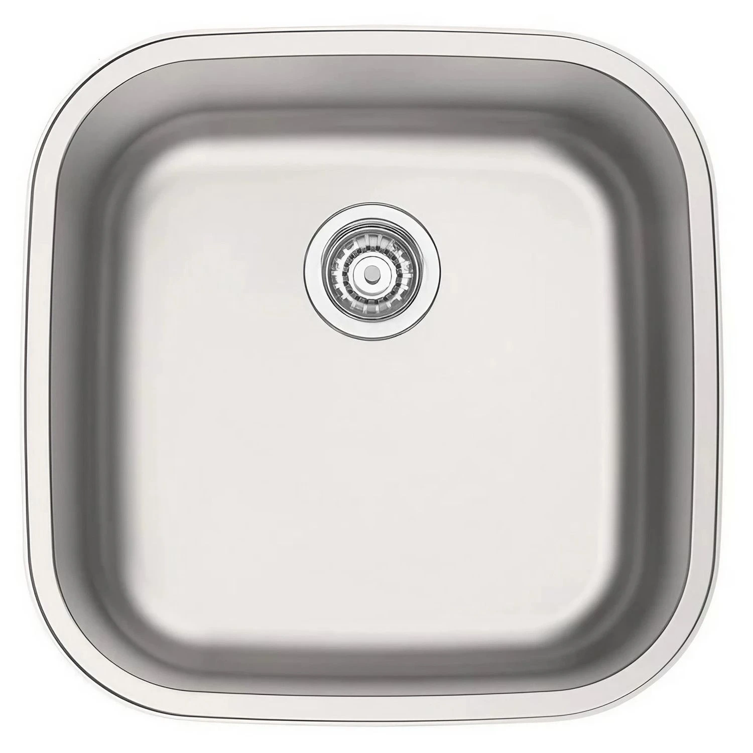 Pileta Simple Tramontina 40x40cm, Acero Inox.