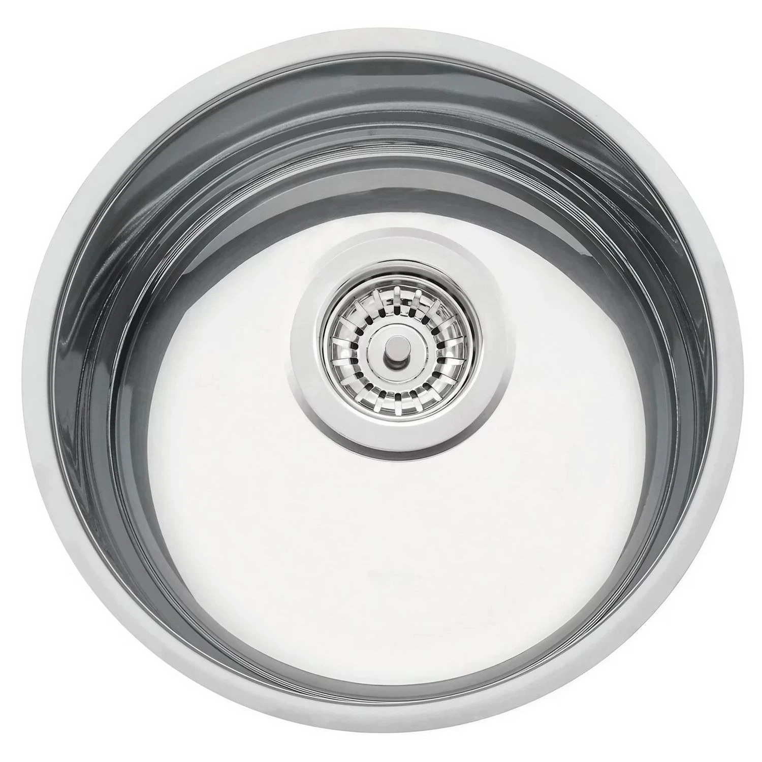 Pileta Simple Tramontina 30x30cm, Acero Inox. – Redonda