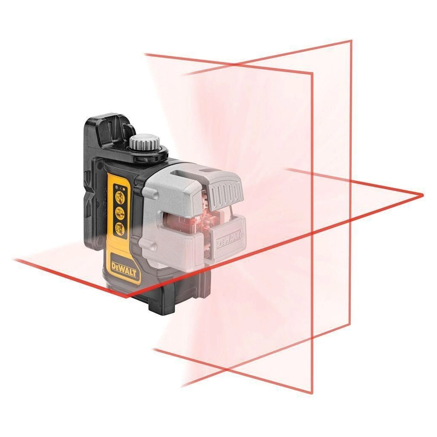Nivel Láser DeWalt 60m – 3 Líneas Rojas