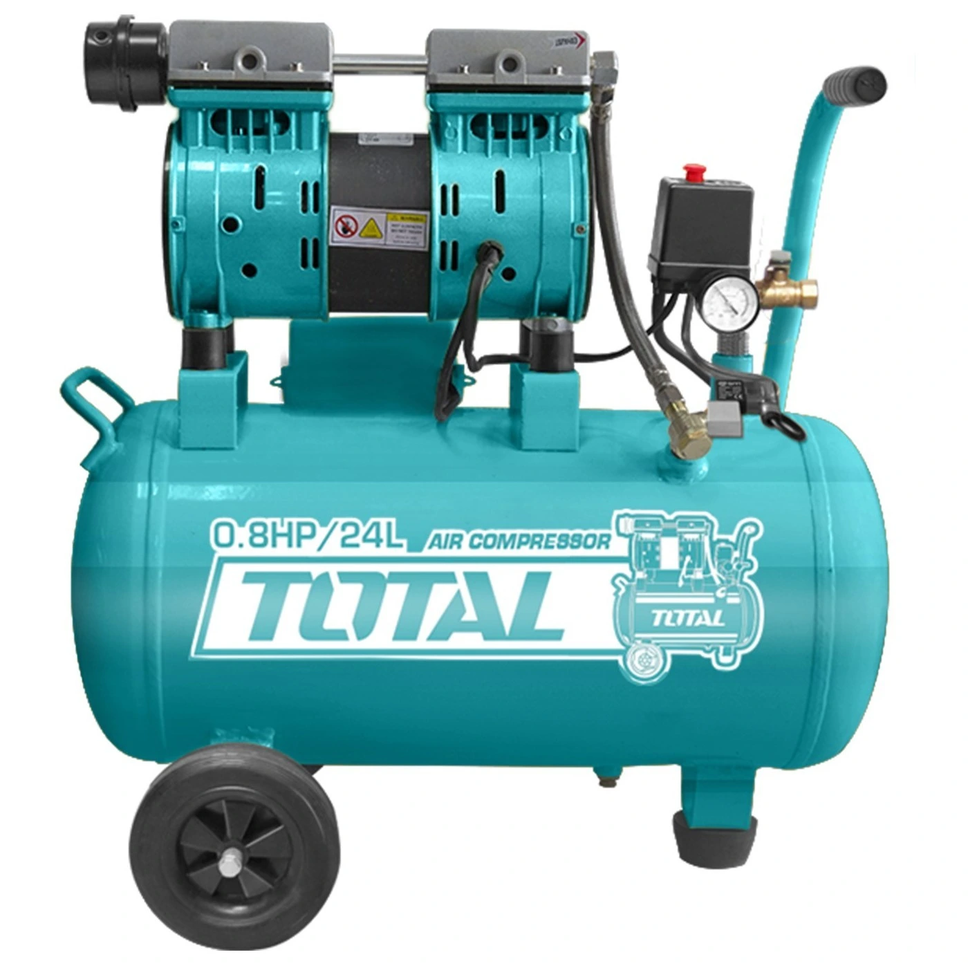 Compresor De Aire Sin Aceite Total 24L – 0.8HP