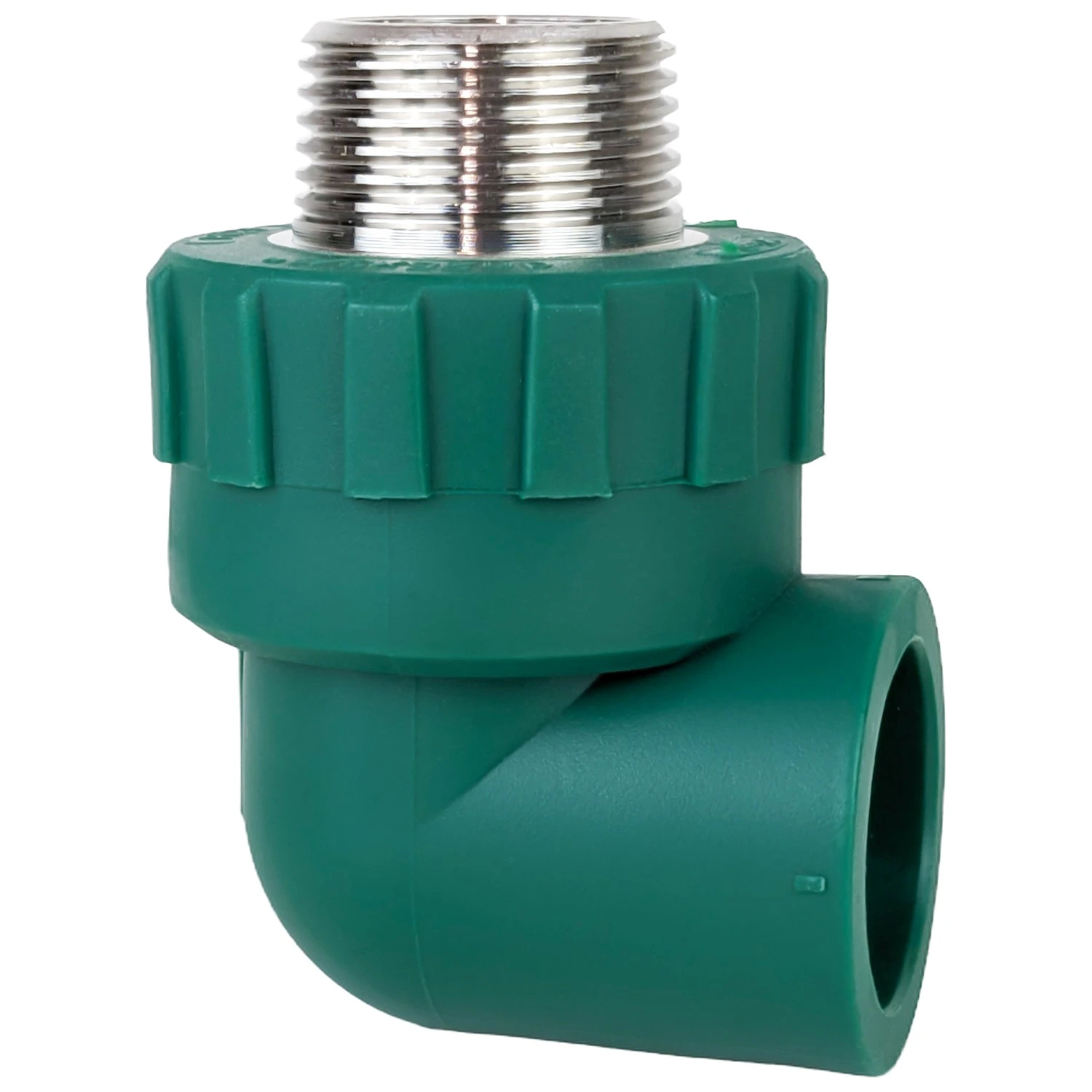 Termofusión Verde – Codo C/Rosca Macho