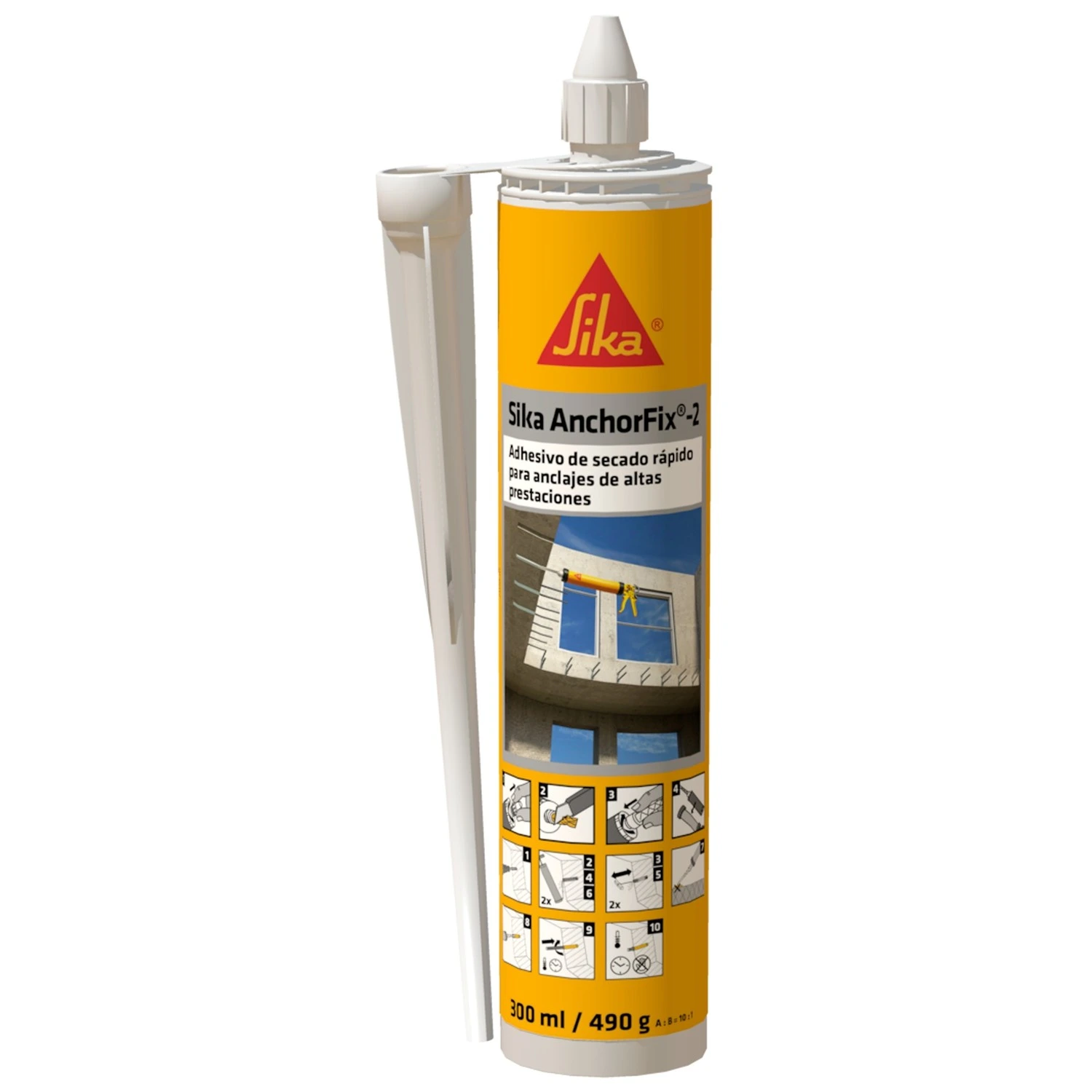 Adhesivo Para Anclajes Sika AnchorFix -2, Cartucho 300ml