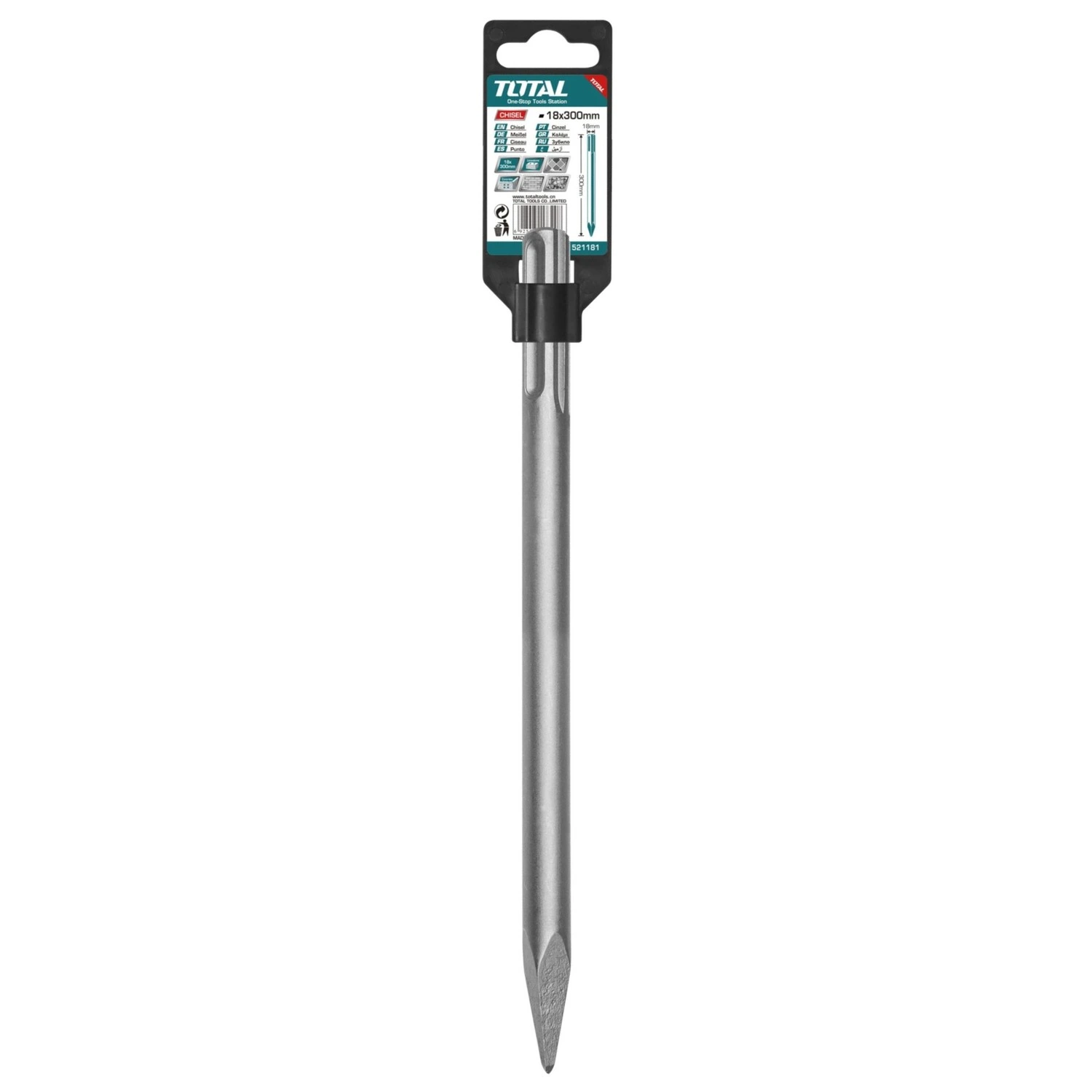 Cincel Punta Total 250mm – SDS Plus